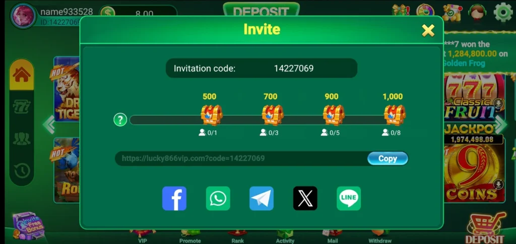 Lucky866 Game