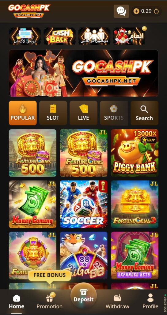 GOCASHPK Game 